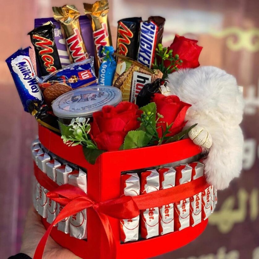 Medium heart chocolate box