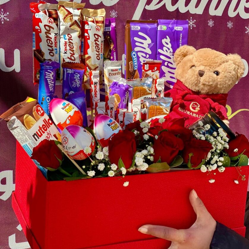 Large square gift box
