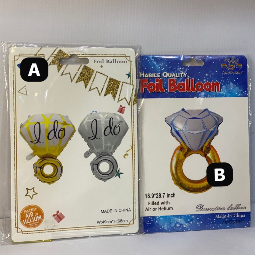 Ring foil balloons