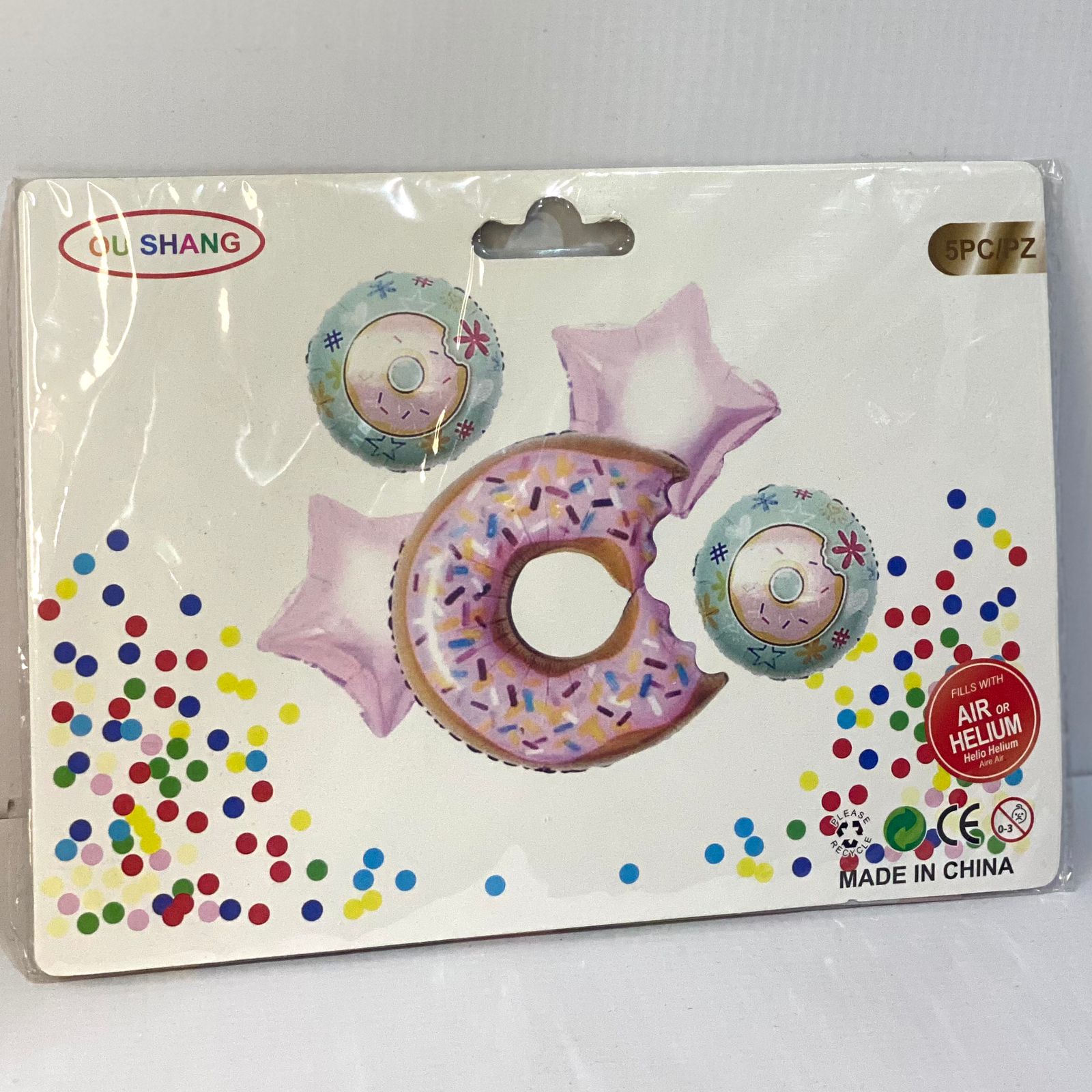 Donuts foil balloons
