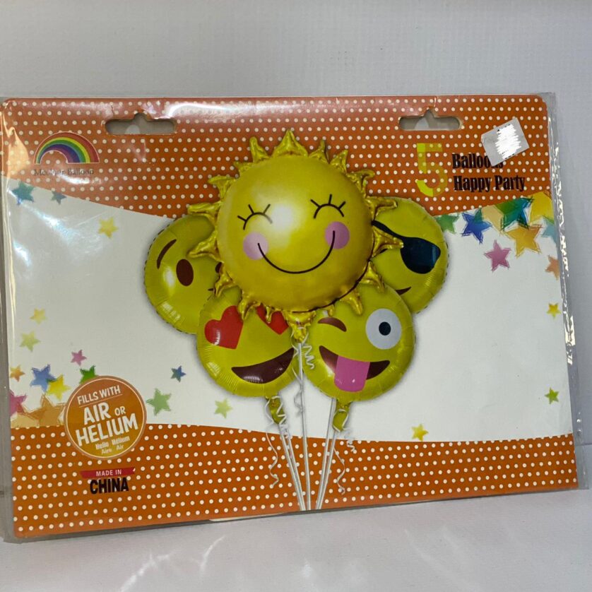 Emojis foil balloons