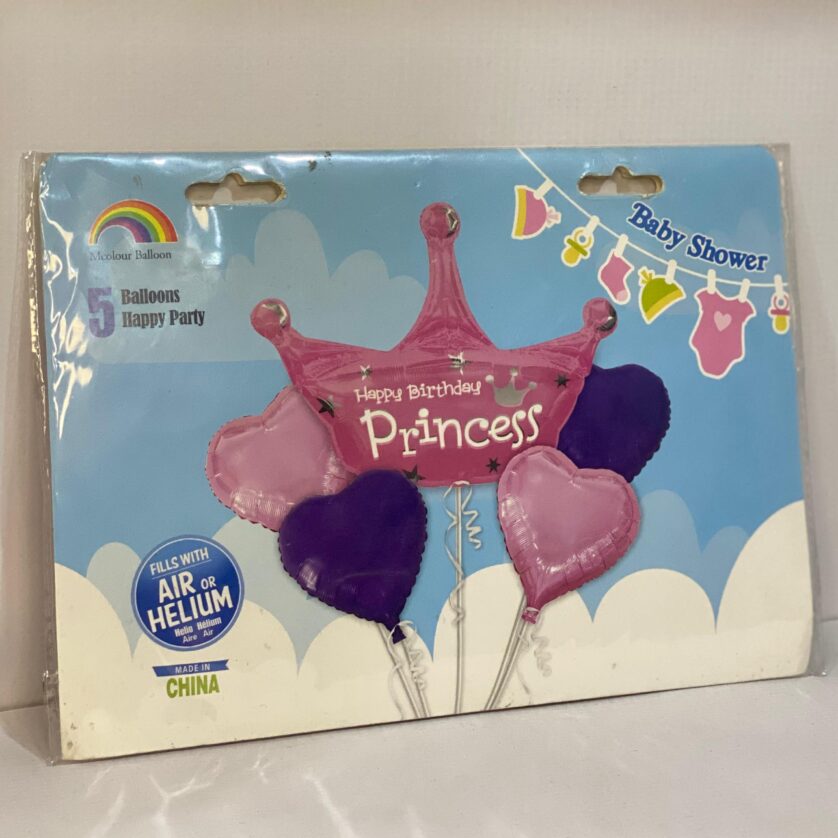 Birthday girl foil balloons