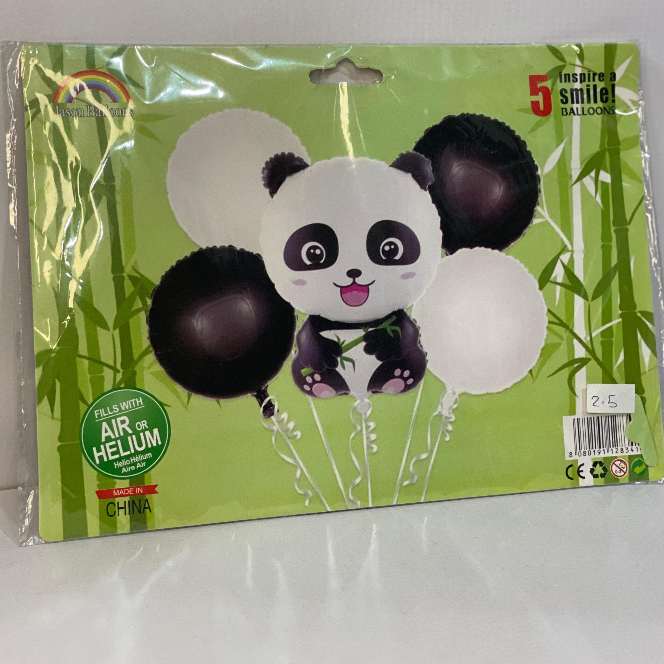 Panda foil balloons
