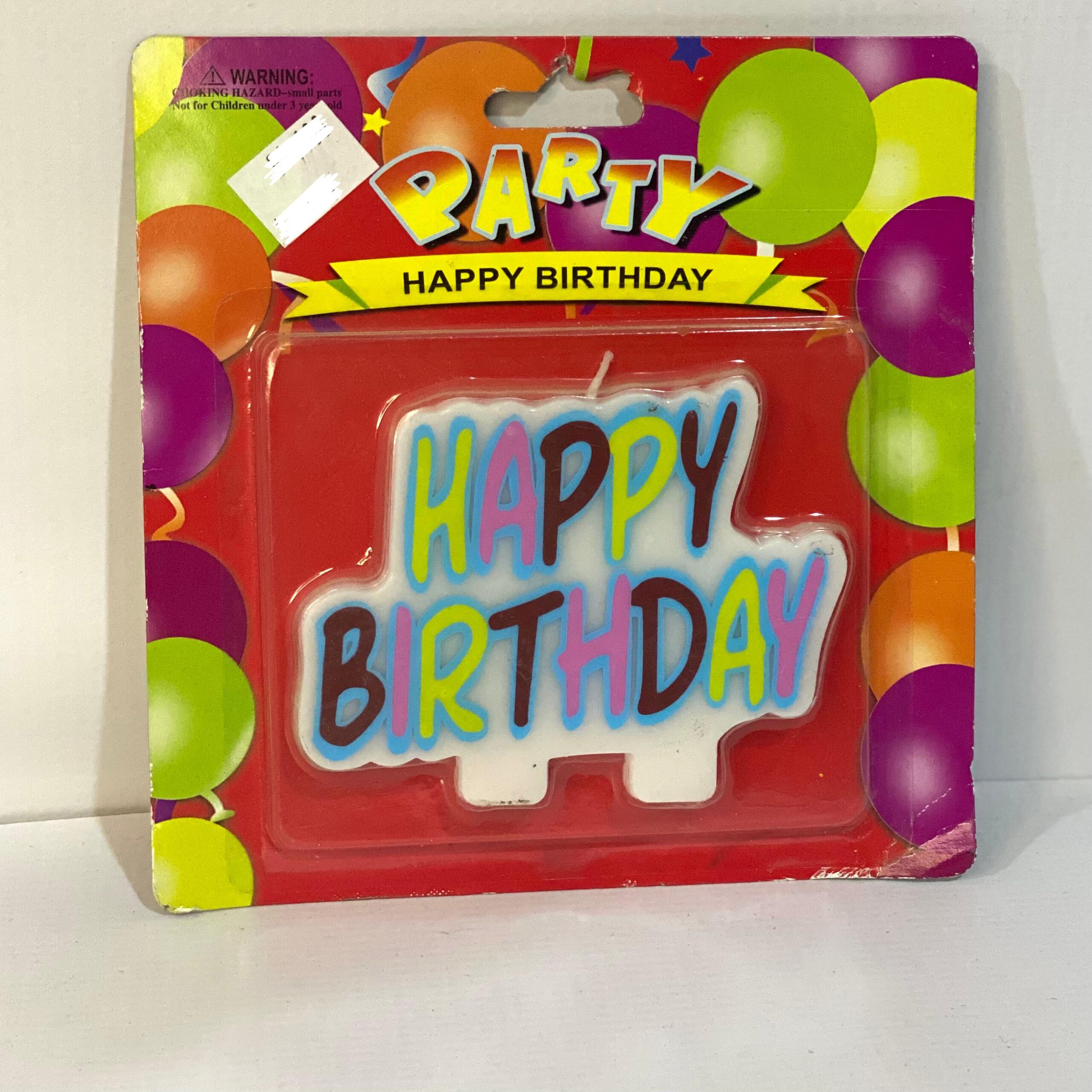 Happy birthday candle cake