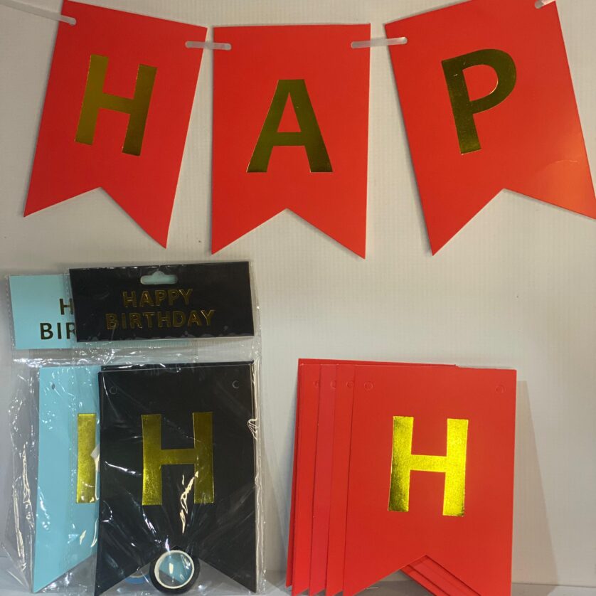 Happy birthday banner