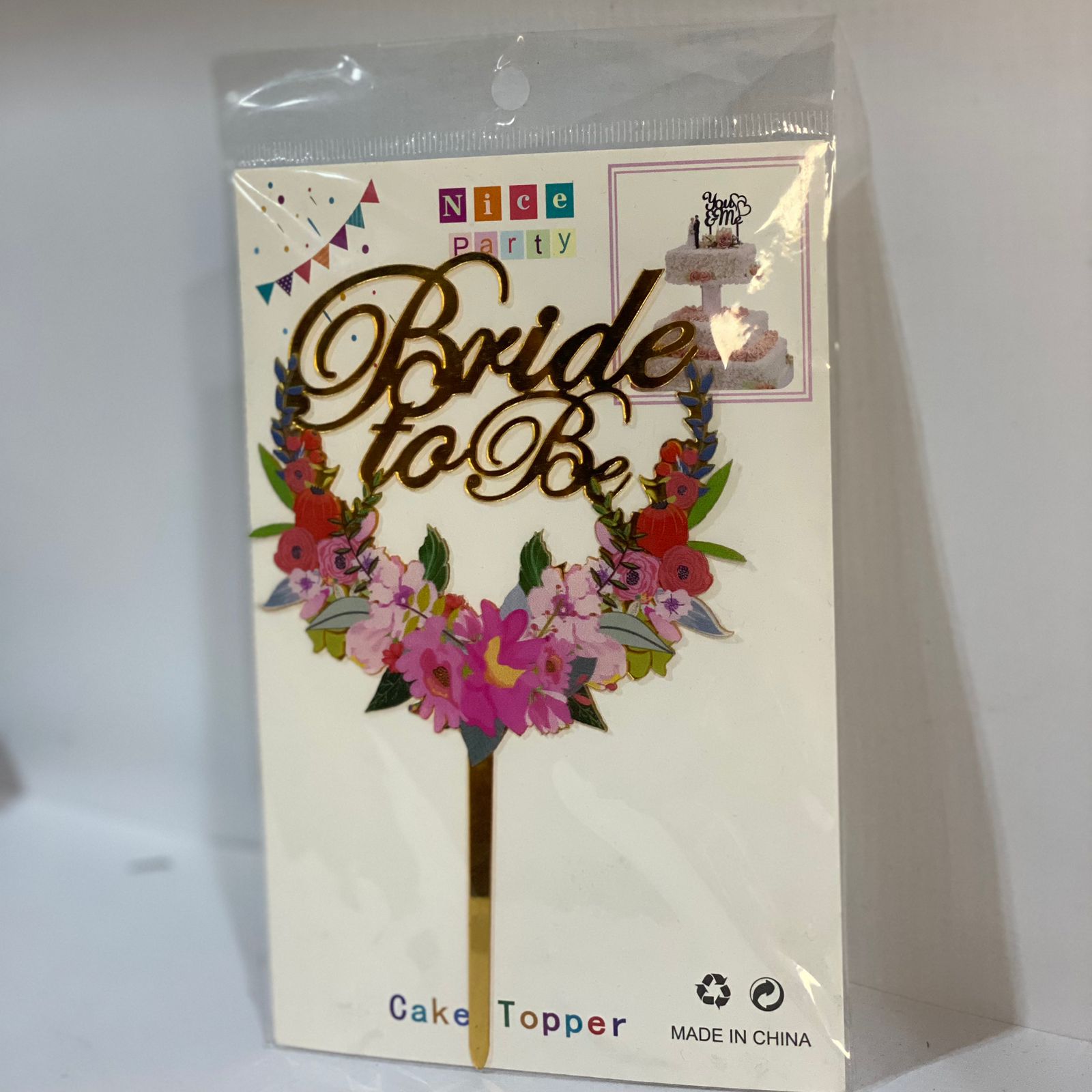 Bride to be cake topper
