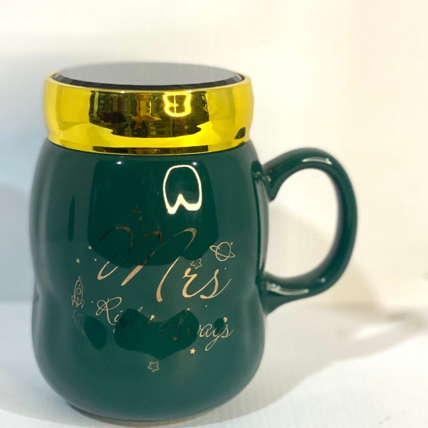 Ceramic mug  With mirror “mrs always right”