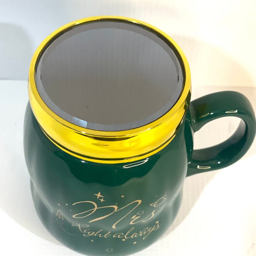 Ceramic mug  With mirror “mrs always right” - Image 2
