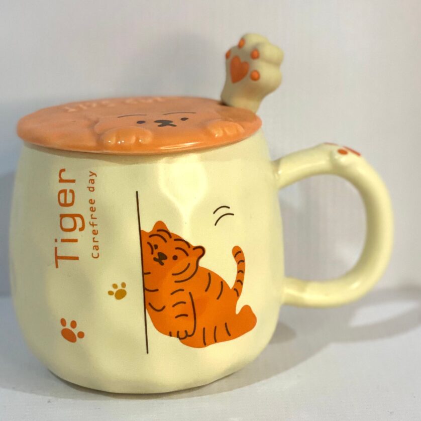 Ceramic tiger mug