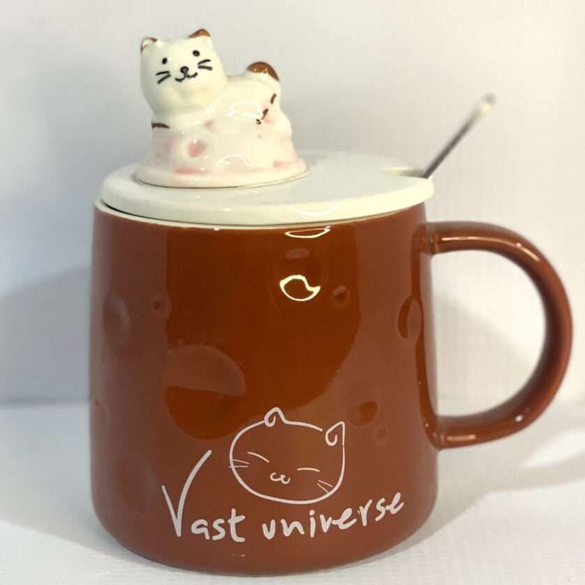 Ceramic cat mug