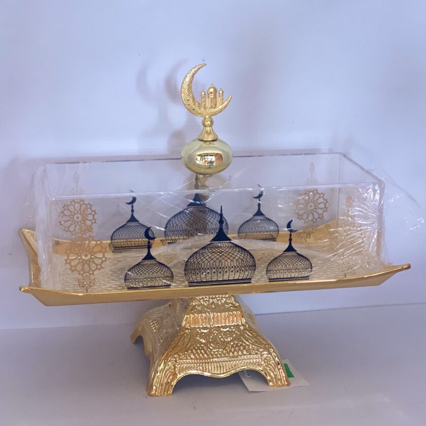 Rectangular Ramadan tray