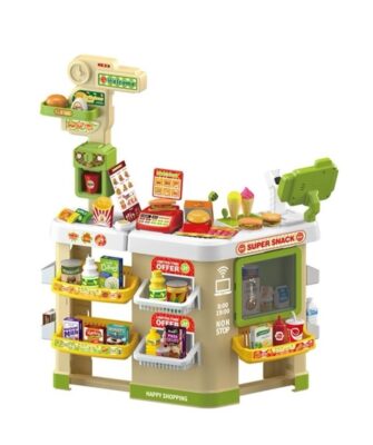 85-Piece Pretend Play Supermarket Toy Set for Kids 3+ Years