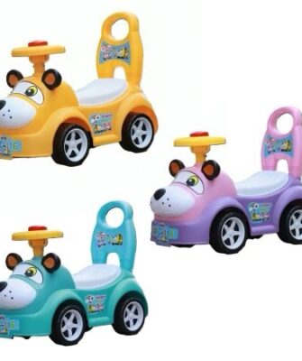 Ride On Cartoon Dog Car With Music & Light